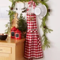 DII® Holiday Warm Gingerbread Chef Apron 20 DII® Holiday Warm Gingerbread Chef Apron -Michaels X-Mas Decor D539838S 7