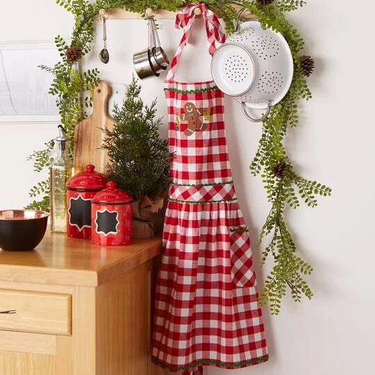 DII® Holiday Warm Gingerbread Chef Apron 10 DII® Holiday Warm Gingerbread Chef Apron - Image 8