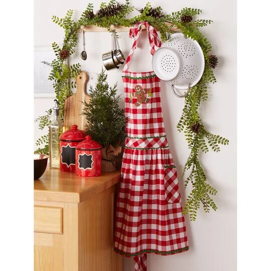 DII® Holiday Warm Gingerbread Chef Apron 11 DII® Holiday Warm Gingerbread Chef Apron - Image 9