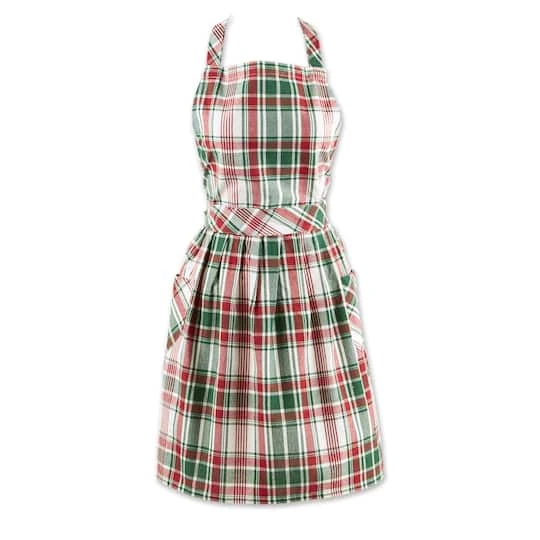 DII® Yuletide Plaid Apron 3 DII® Yuletide Plaid Apron