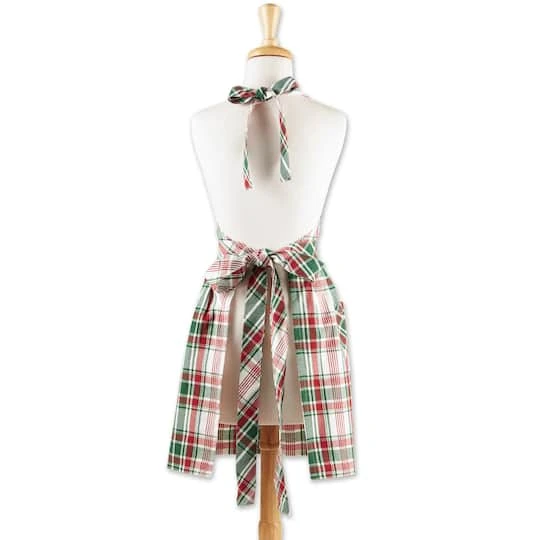 DII® Yuletide Plaid Apron 5 DII® Yuletide Plaid Apron - Image 3