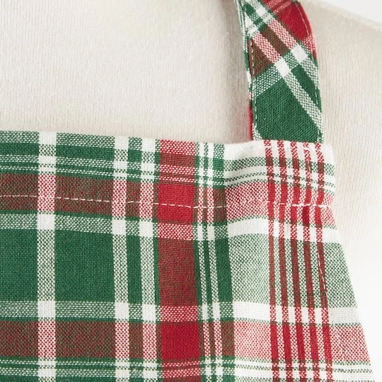 DII® Yuletide Plaid Apron 6 DII® Yuletide Plaid Apron - Image 4