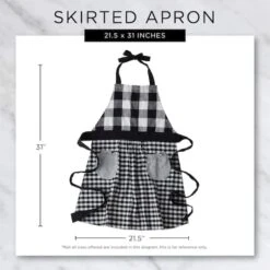 DII® Yuletide Plaid Apron 18 DII® Yuletide Plaid Apron -Michaels X-Mas Decor D539839S 6