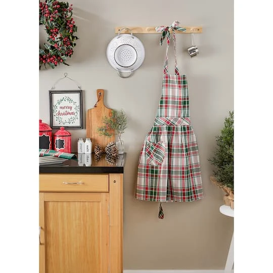 DII® Yuletide Plaid Apron 10 DII® Yuletide Plaid Apron - Image 8
