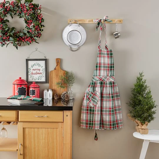 DII® Yuletide Plaid Apron 11 DII® Yuletide Plaid Apron - Image 9