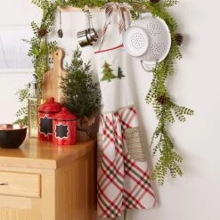 DII® Jolly Tree Collection Apron 21 DII® Jolly Tree Collection Apron -Michaels X-Mas Decor D539845S 8