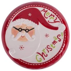 DII® Ceramic Santa Cake Plate With Stand -Michaels X-Mas Decor D539848S 6