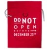 DII® Do Not Open Santa Drawstring Gift Bag 1 DII® Do Not Open Santa Drawstring Gift Bag -Michaels X-Mas Decor D539849S 1