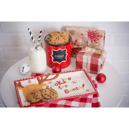 DII® Small Ceramic Red Canister 5 DII® Small Ceramic Red Canister - Image 3