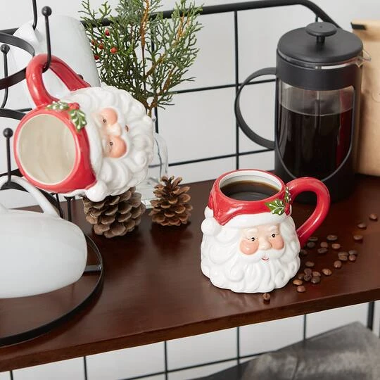 DII® 14oz. Santa Ceramic Mugs, 2ct. 8 DII® 14oz. Santa Ceramic Mugs, 2ct. - Image 6