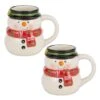 DII® 12oz. Cheerful Snowman Ceramic Mugs, 2ct. 2 DII® 12oz. Cheerful Snowman Ceramic Mugs, 2ct. -Michaels X-Mas Decor D539854S 1