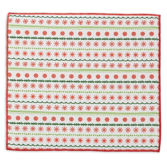 DII® Snowflakes Dish Drying Mat Set, 2ct. 3 DII® Snowflakes Dish Drying Mat Set, 2ct.