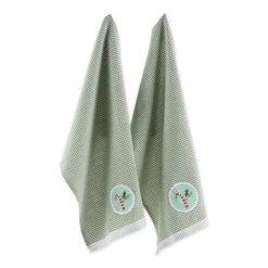 DII® Candy Cane Embellished Dishtowel Set 10 DII® Candy Cane Embellished Dishtowel Set -Michaels X-Mas Decor D539871S 1 1