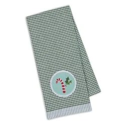 DII® Candy Cane Embellished Dishtowel Set 12 DII® Candy Cane Embellished Dishtowel Set -Michaels X-Mas Decor D539871S 3