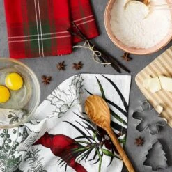 DII® Holiday Botanical Dishtowel Set 14 DII® Holiday Botanical Dishtowel Set -Michaels X-Mas Decor D539876S 7