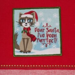 DII® Christmas Kitty Embellished Dishtowel Set -Michaels X-Mas Decor D539880S 11