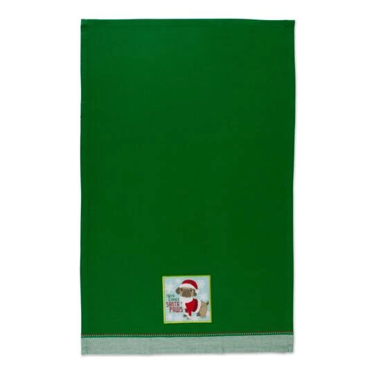 DII® Assorted Holiday Pup Embellished Dishtowel Set 8 DII® Assorted Holiday Pup Embellished Dishtowel Set - Image 6