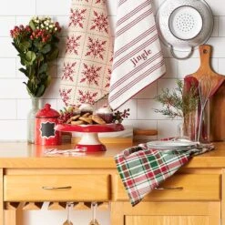 DII® Assorted Jingle Dishtowel Set 25 DII® Assorted Jingle Dishtowel Set -Michaels X-Mas Decor D539882S 11