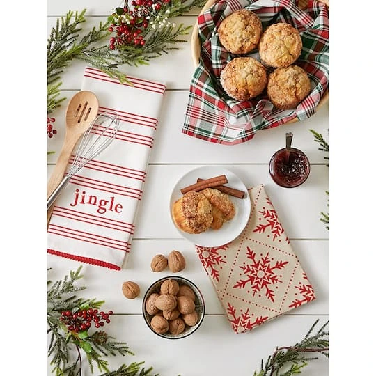 DII® Assorted Jingle Dishtowel Set 12 DII® Assorted Jingle Dishtowel Set - Image 10