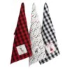 DII® Christmas Puppy Embellished Dishtowel Set -Michaels X-Mas Decor D539884S 1