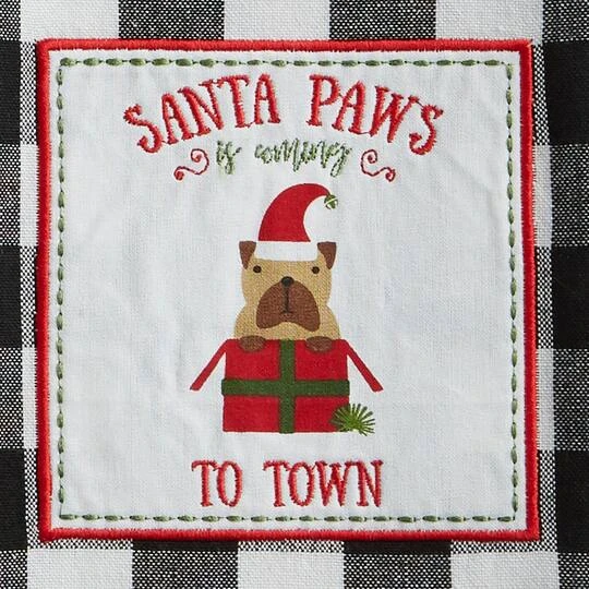 DII® Christmas Puppy Embellished Dishtowel Set 11 DII® Christmas Puppy Embellished Dishtowel Set - Image 9