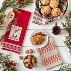 DII® Assorted Little Gnome Dishtowel Set -Michaels X-Mas Decor D539890S 11