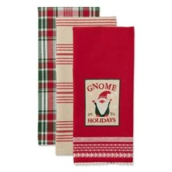 DII® Assorted Little Gnome Dishtowel Set -Michaels X-Mas Decor D539890S 2