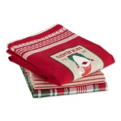 DII® Assorted Little Gnome Dishtowel Set -Michaels X-Mas Decor D539890S 3