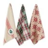 DII® Assorted Noel Tree Dishtowel Set -Michaels X-Mas Decor D539891S 1