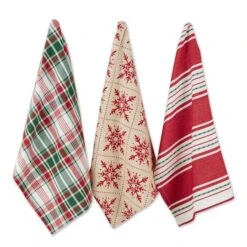DII® Assorted Scandinavian Snowflakes Dishtowel Set 15 DII® Assorted Scandinavian Snowflakes Dishtowel Set -Michaels X-Mas Decor D539892S 1 1