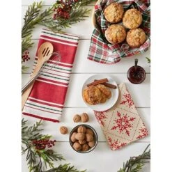 DII® Assorted Scandinavian Snowflakes Dishtowel Set 23 DII® Assorted Scandinavian Snowflakes Dishtowel Set -Michaels X-Mas Decor D539892S 9