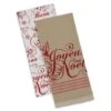 DII® Assorted Joyeux Noel Dishtowel Set