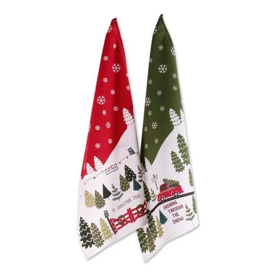 DII® Christmas Tree Farm Dishtowel Set 5 DII® Christmas Tree Farm Dishtowel Set - Image 3