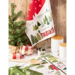 DII® Christmas Tree Farm Dishtowel Set 15 DII® Christmas Tree Farm Dishtowel Set -Michaels X-Mas Decor D539895S 4