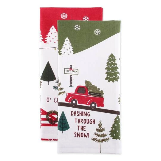 DII® Christmas Tree Farm Dishtowel Set 7 DII® Christmas Tree Farm Dishtowel Set - Image 5