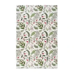 DII® Holiday Sprigs Printed Dishtowel Set 13 DII® Holiday Sprigs Printed Dishtowel Set -Michaels X-Mas Decor D539897S 3