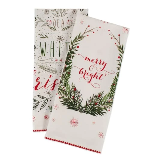 DII® Noel Printed Dishtowel Set 7 DII® Noel Printed Dishtowel Set - Image 5