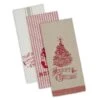DII® Assorted Vintage Print Christmas Dishtowel Set