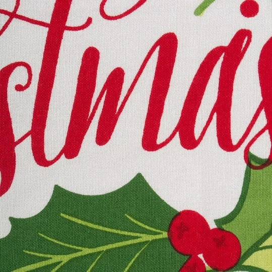 DII® Red & Green Boughs Of Holly Dishtowel Set 14 DII® Red & Green Boughs Of Holly Dishtowel Set - Image 12