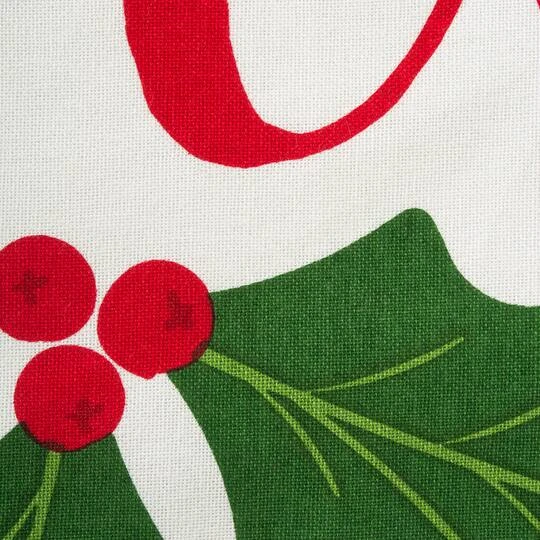 DII® Red & Green Boughs Of Holly Dishtowel Set 12 DII® Red & Green Boughs Of Holly Dishtowel Set - Image 10