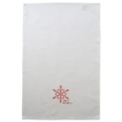 DII® Green Check & White Happy Holidays Dishtowel Set 16 DII® Green Check & White Happy Holidays Dishtowel Set -Michaels X-Mas Decor D539908S 3