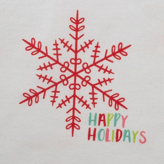 DII® Green Check & White Happy Holidays Dishtowel Set 7 DII® Green Check & White Happy Holidays Dishtowel Set - Image 5