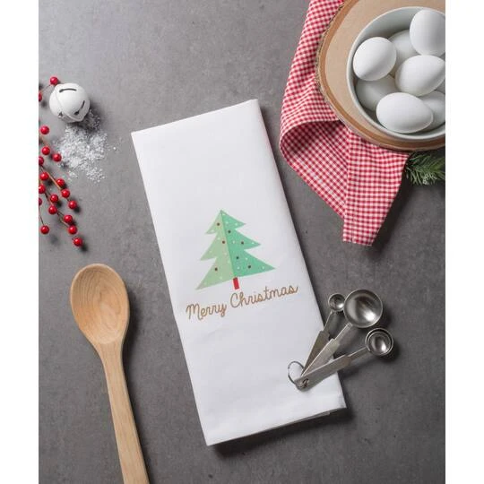 DII® Red Check & White Merry Christmas Dishtowel Set 11 DII® Red Check & White Merry Christmas Dishtowel Set - Image 9