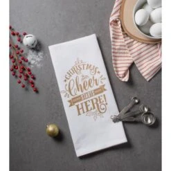 DII® Assorted Christmas Cheer Dishtowel Set -Michaels X-Mas Decor D539912S 4