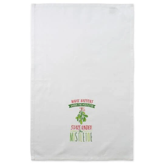 DII® Under The Mistletoe Holiday Dishtowel Set 6 DII® Under The Mistletoe Holiday Dishtowel Set - Image 4