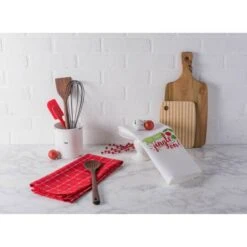 DII® Assorted Jingle On Holiday Printed Dishtowel Set -Michaels X-Mas Decor D539916S 6