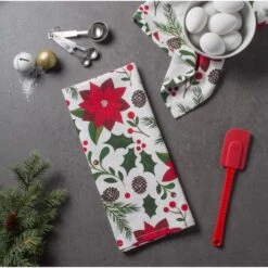 DII® Woodland Christmas Dishtowel Set -Michaels X-Mas Decor D539920S 2
