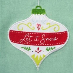 DII® Assorted Holiday Ornaments Embellished Dishtowel Set 21 DII® Assorted Holiday Ornaments Embellished Dishtowel Set -Michaels X-Mas Decor D539922S 7