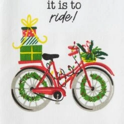 DII® Holidays On Wheels Printed Dishtowel Set -Michaels X-Mas Decor D539925S 7