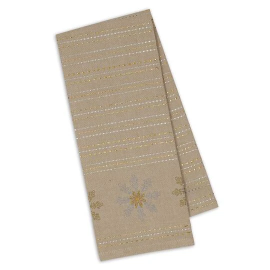 DII® Snowflake Sparkle Dishtowel Set 8 DII® Snowflake Sparkle Dishtowel Set - Image 6